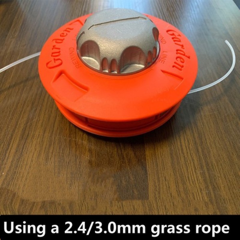 Tête de coupe gazon automatique pour débroussailleuse de machines à essence de jardin, tête de bosse de remplacement de taille-bordures universelle