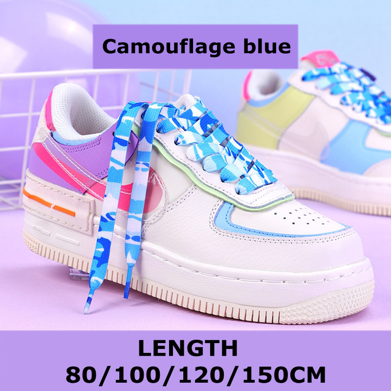 Modische flache Schnürsenkel, Regenbogen-Schnürsenkel für Sneaker, lässige Segeltuch-Schnürsenkel, Schuhzubehör, bunter Druck, Farbverlaufs-Schnürsenkel: Grün / 80cm