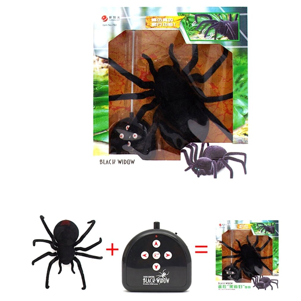 Muurklimmen Spider Afstandsbediening Speelgoed Infrarood RC Tarantula Kid Toy Simulatie Harige Elektronische Spider Speelgoed Voor Kinderen Jongen