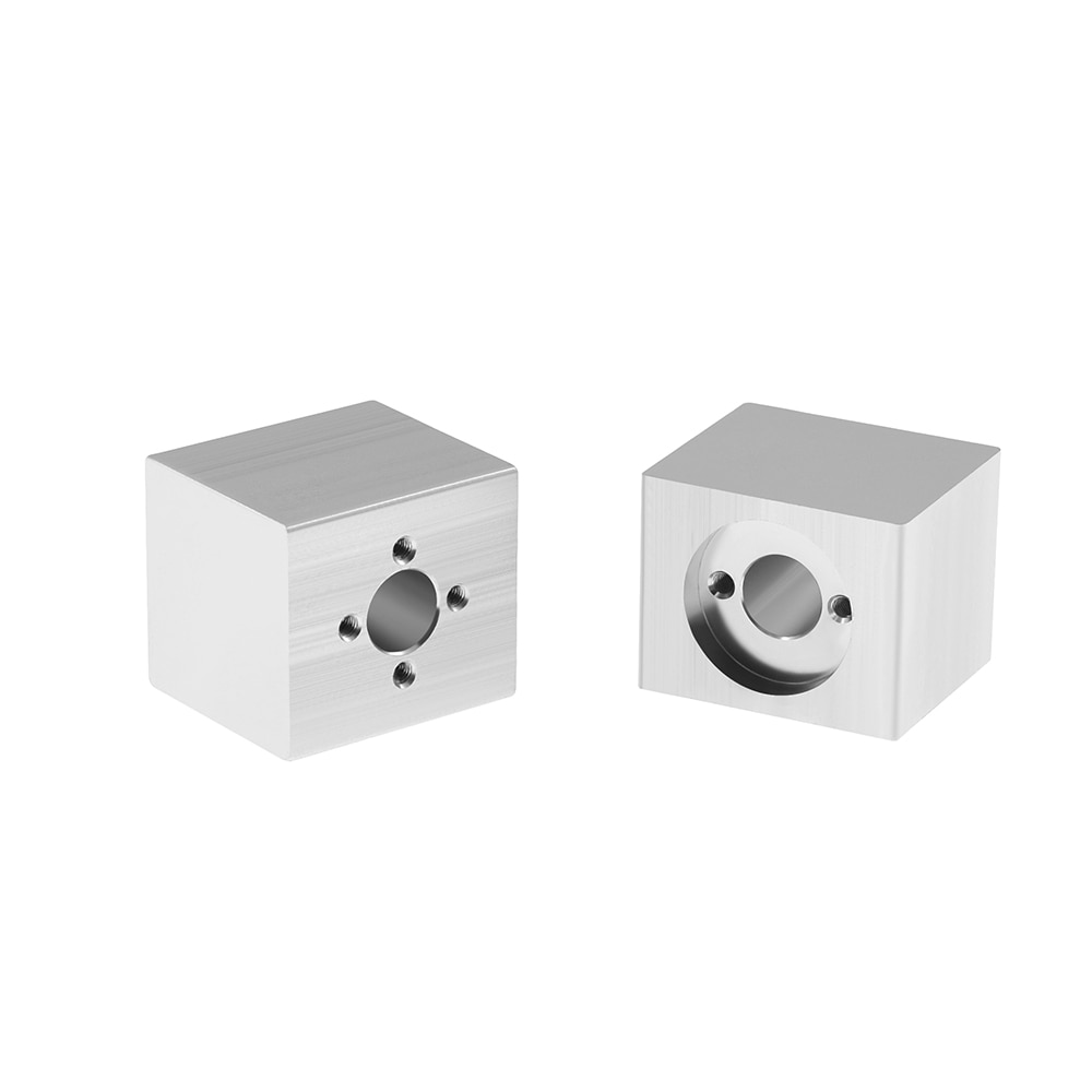 T8 Lood Schroef Moer Behuizing Beugel Voor 3D Printer Onderdelen T8 Trapeziumvormige Lood Schroef Conversie Moer Zetel Aluminium Blok