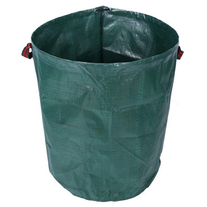 Tuin Afval Tas 2 Pcs 270 Liter Grote Tuin Afval Tas Tuin Weigeren Vuilnis Zak Bin Met Dubbele Gestikt Handvat recycling