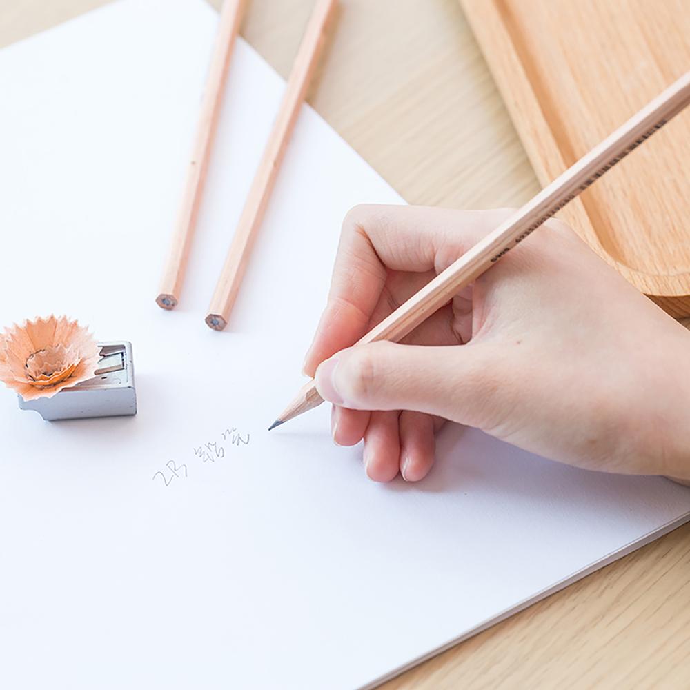 Deli log Wood Pencil 2B HB primary school children kindergarten writing test drawing sketch special pencil safety stationery