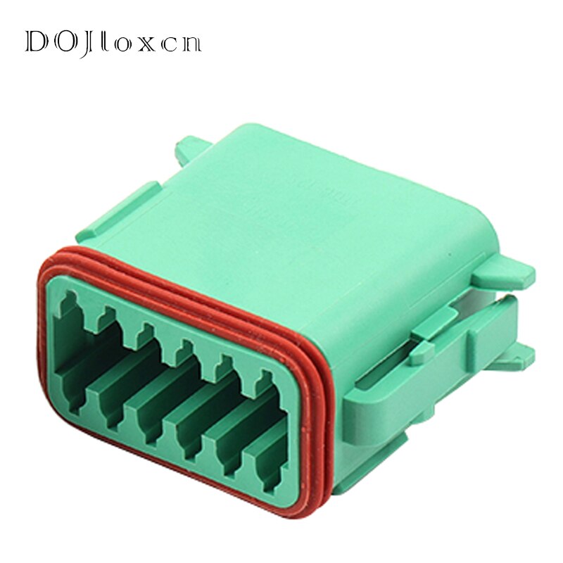 1 Set DT06-08SD Deutsch 8 12 Pin Connector Waterproof Male Female Pair Wiring Plug DT04-08PD DT15-08PD DT04-08PB-L012 DT06-08SC: Pink