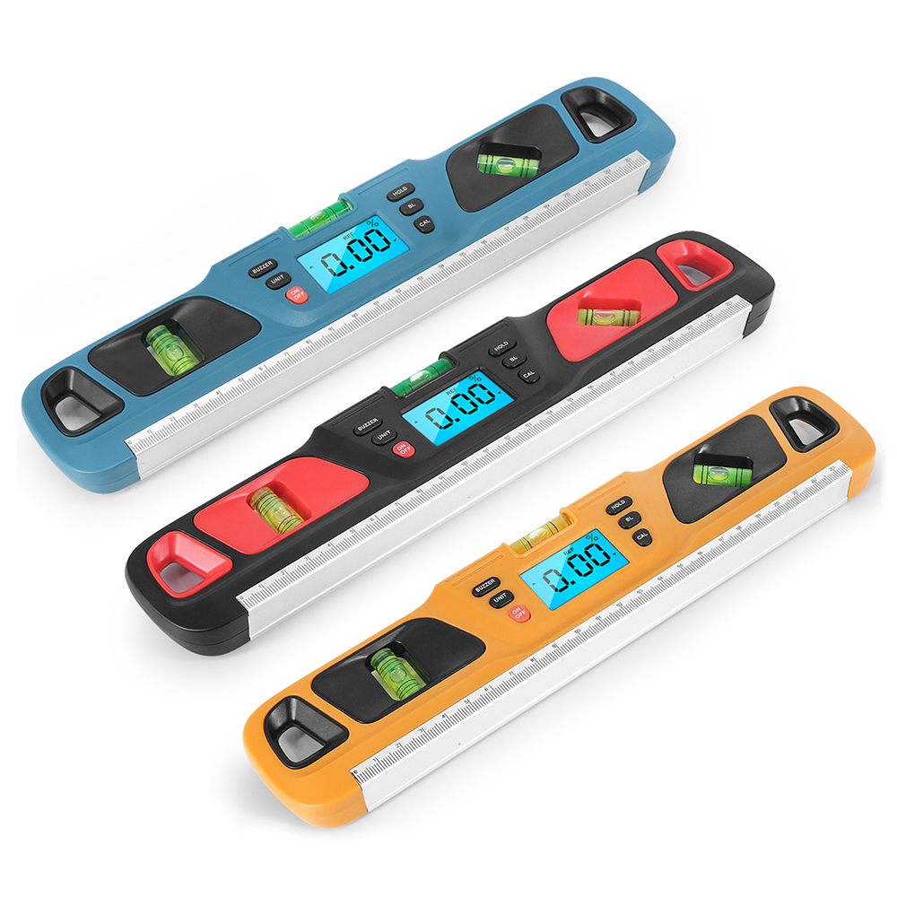 Protractor Inclinometer Horizontal Scale Ruler Bubble Electric Level Digital Spirit level 360 degree Angle Finder