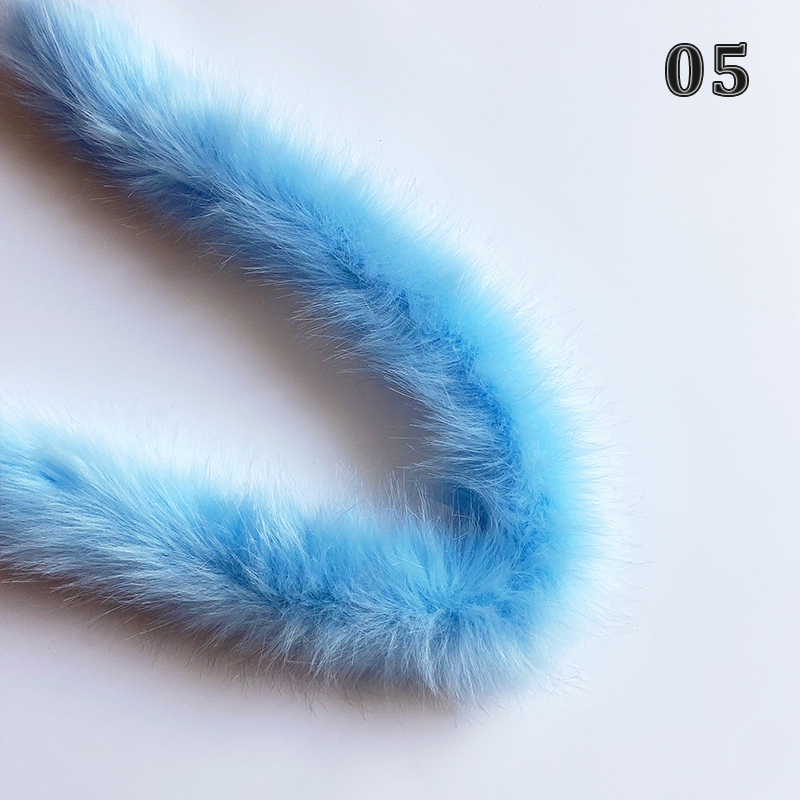 Faux Vos Bont Lint Tapes Furry Trim Trimmen Voor Trui Jas Kap Hoed Schoenen Diy Pluizige Kledingstuk Materialen: 05