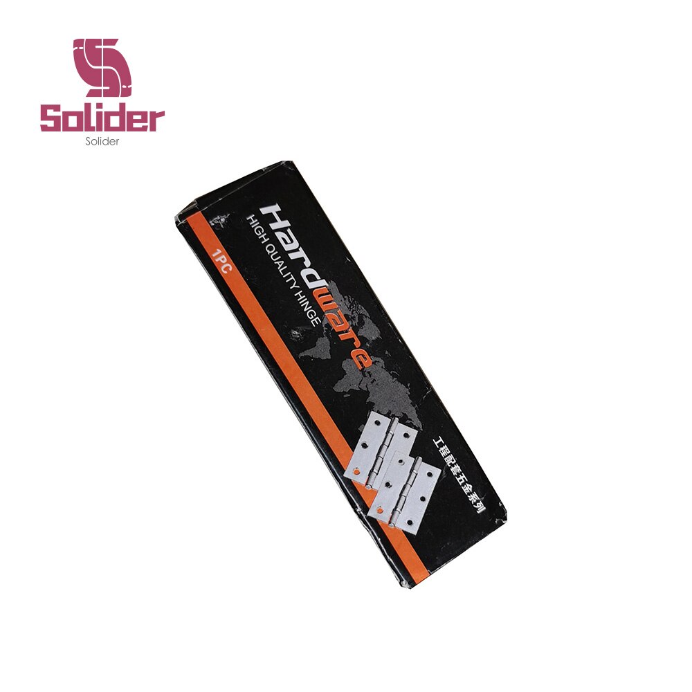 2Pcs 2 Inch 2.5 Inch 3 Inch Stainless Steel Flat Hinge Cabinet Doors Windows Wooden Furniture Box Hinges