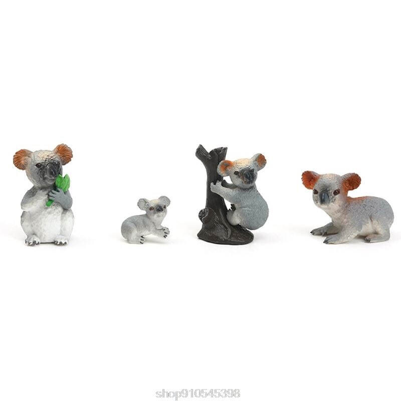 Parent-child Family Animal Model Toys Set Realistic Dog Duck Children Educational Prop Scene Decoration O29 20: Type K