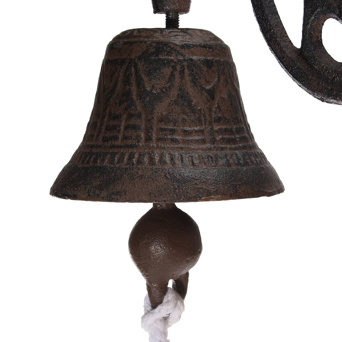 Żelazny pierścień dzwonek robić drzwi ogród obsada przód witamy dzwonek dekoracyjny ścienny stary rustykalny dzwonek robić drzwi wejście ganek zewnętrzny znak