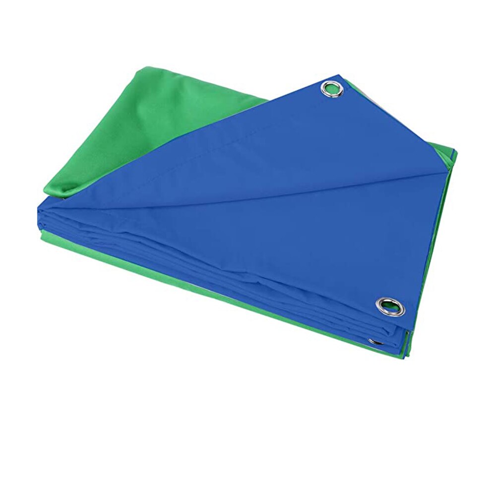 1.5*2M Photography Blue & Green Backdrop Double Sided 2 in 1 Photo Studio Screen Cloth Background Backdrops