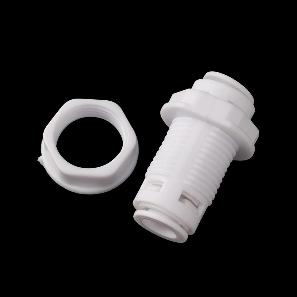 1/4 ” hurtigkobling skottkopling 6.35mm od rørvannkoblinger omvendt osmosesystem rett hurtigkobling 5 stk.