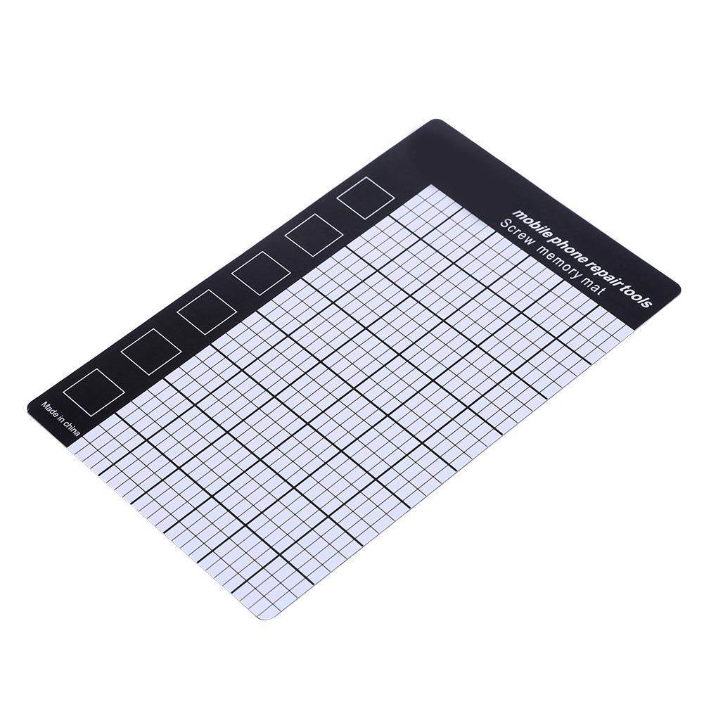 145x90mm Palm Size Magnetic Screw Mat Memory Chart Work Pad Universal Multifunction Mobile Phone Laptop Repair Tools