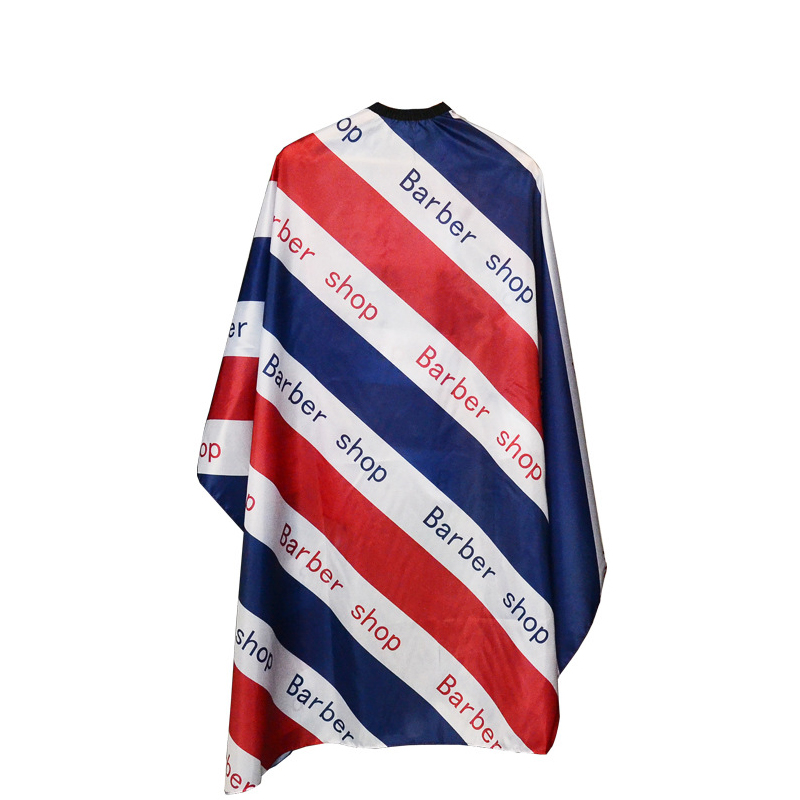 Tablier de coiffeur antistatique, Cape de coupe de cheveux, robe de coiffure, Cape de Salon de coiffure, tablier de coloration de cheveux: StyleD