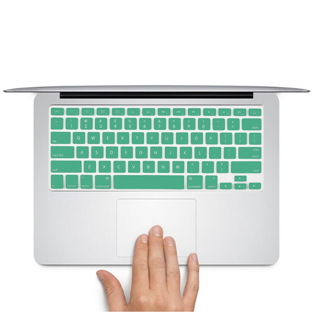 Laptop Keyboard Cover for Macbook Air 13 Inch A1369 A1466 A1342 / Pro 13" A1278 A1425 A1502/ Pro 15 InchA1286 A1398 Soft Silicon: Green