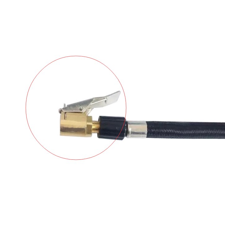 Bil auto messing 8mm dæk hjul dæk luftpatron inflator pumpe ventil klip klemmestik adapter biltilbehør til kompressor