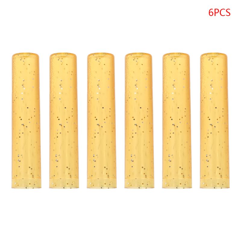 6pcs/lot Pencil Cap Colorful Cute Silicone Pencil Protection Cap Pencil Extender Pen Topper Stationery School Supplies Jy23 19: O