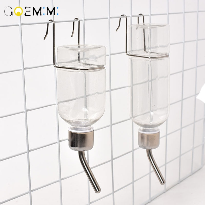 Automatische drinkfles voor honden, drinknippel voor honden, waterdispenser voor konijnen, hangfles voor huisdieren