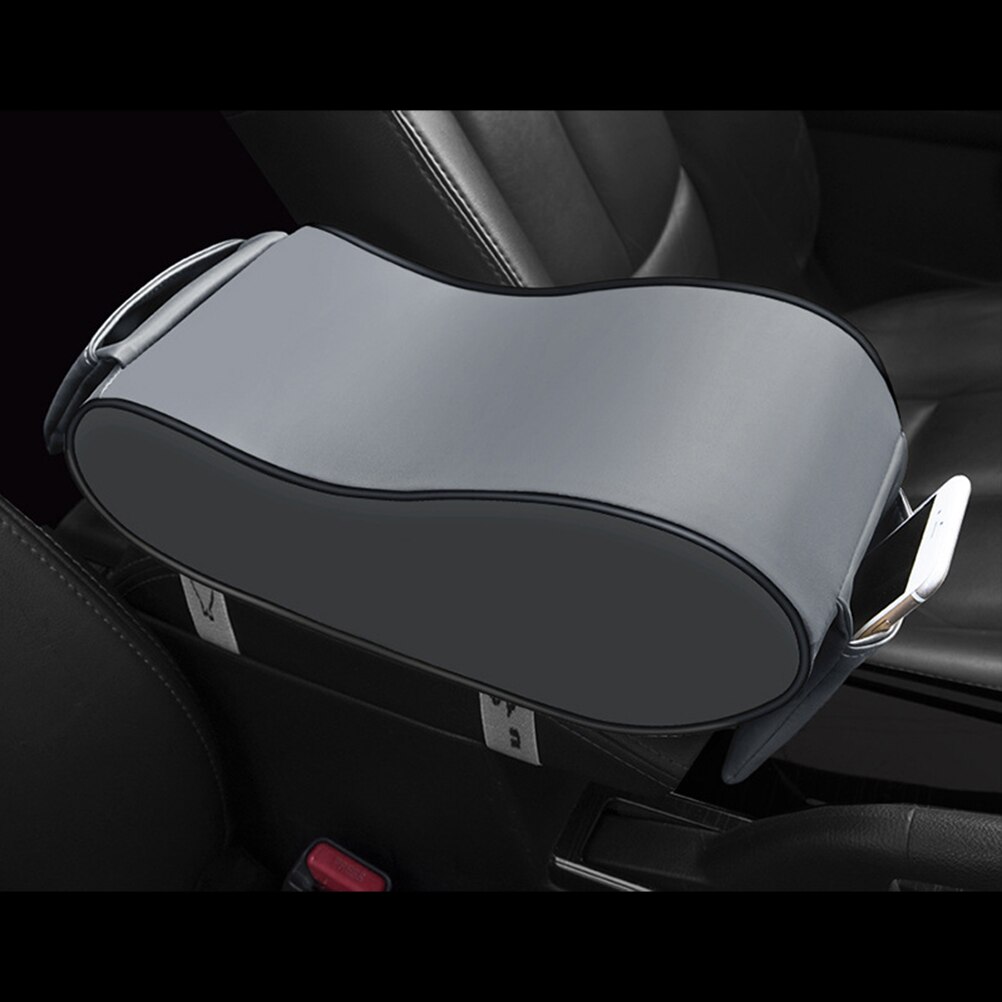 Car Central High-Rise Armrest Box Elbow Support Men And Women Hand-Held Box Mat (Gray)