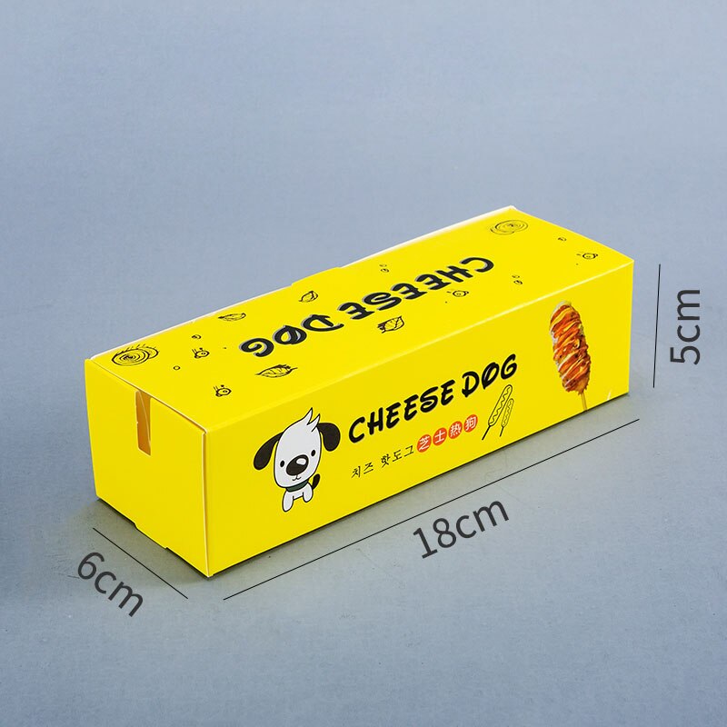 100pcs Dog Packaging Box Paper Disposable Party Tableware Food Serving Tray for Caterers Food Trucks Kids: 10