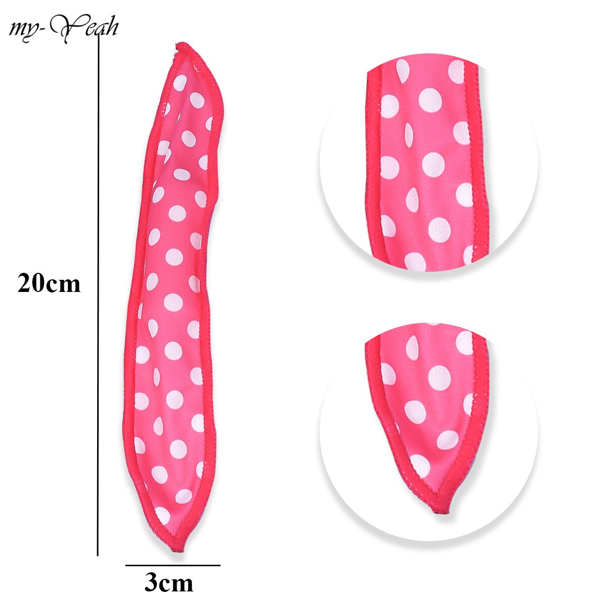 5Pcs Haar Rollen Flexibele Soft Foam Sponge Haarkrulspelden Heatless Haar Band Spiraal Krullen Diy Hair Styling Accessoires