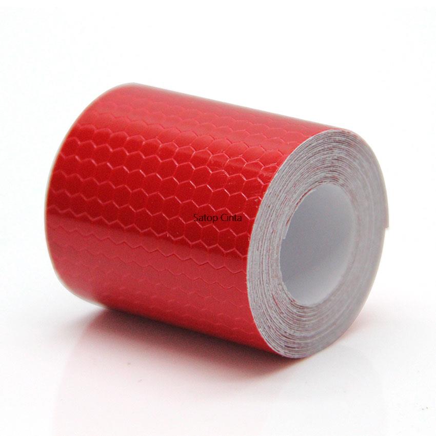 Bande autocollante réfléchissante pour cadre de vélo, 5cm x 5m