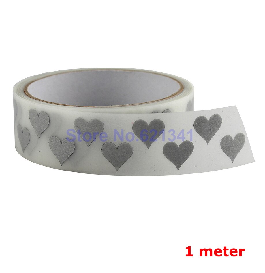 High Visibility Safely Silver Reflective Tape Iron On Fabric Clothes Heat Transfer Vinyl Film Zipper DIY M32 25mm*1m