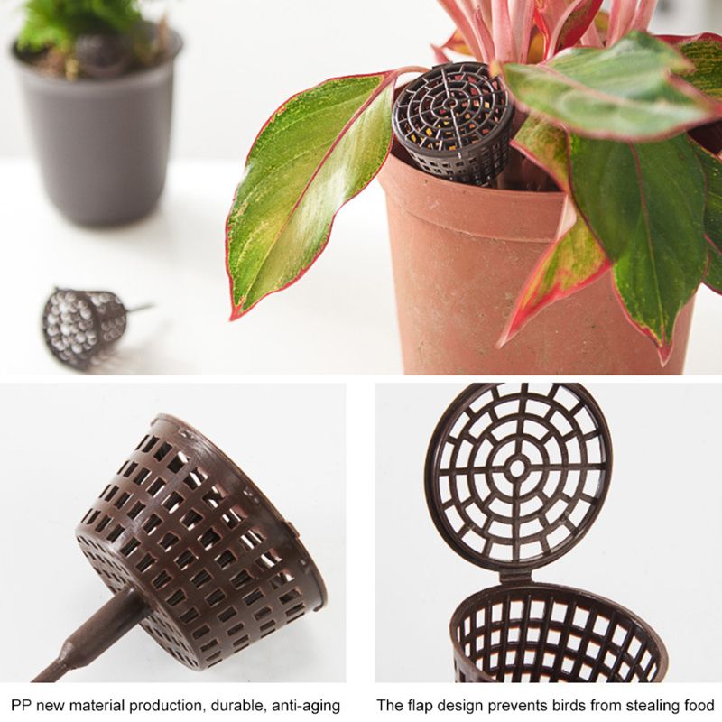 100 Pcs/pack panier d'engrais pour Pot de fleur Osmocote bonsaï orchidée plantes