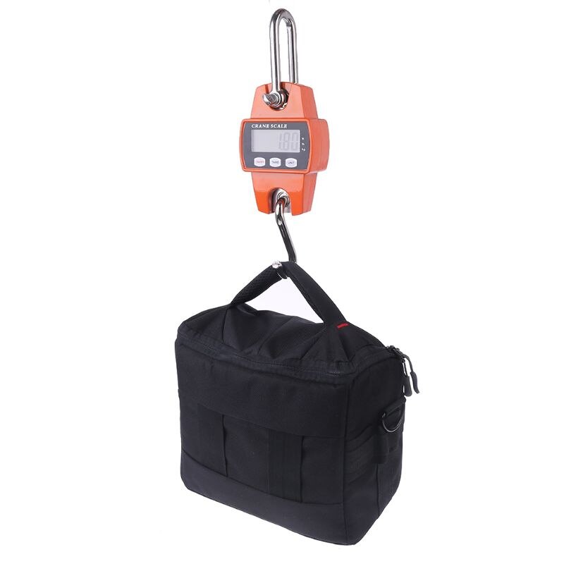 Electric Hook Scale Hanging Digital Balance Scale With Dismountable S-Hook Pounds Kg Unit For Weighing Luggages Vertically Heavy