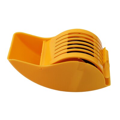 Cortador de verduras redondo para el hogar, herramienta Manual de cocina, cuchilla de acero inoxidable, Cortador Manual de cebolla verde: Yellow