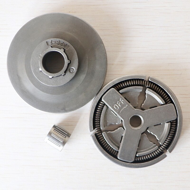 DRELD Clutch Drum + Clutch +Sprocket Rim + Needle Bearing Fit for Chinese Chainsaw 4500 5200 5800