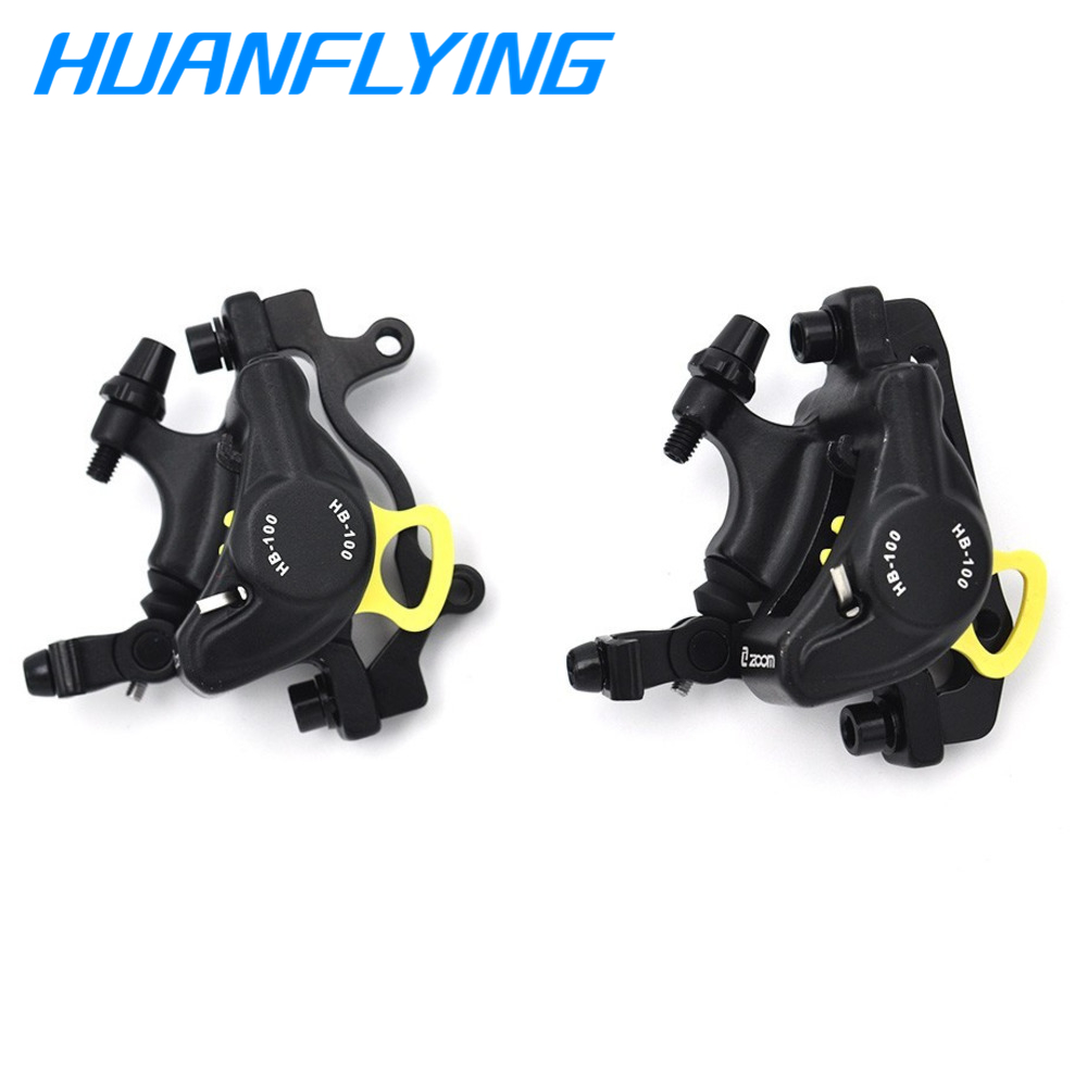MTB Bike HB-100 Line Pulling Hydraulic Disc Brake Calipers Front Rear Brake Sets Compatible With E-BIKE Xiaomi M365 Disc Brake