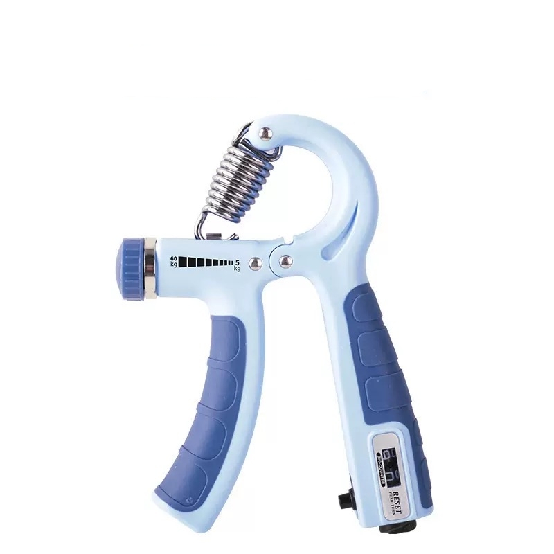 Renforceur de poignée réglable 5-60kg, entraîneur de poignée avec contre-poignet, avant-bras et exercice de main pour la Construction musculaire: Bleu