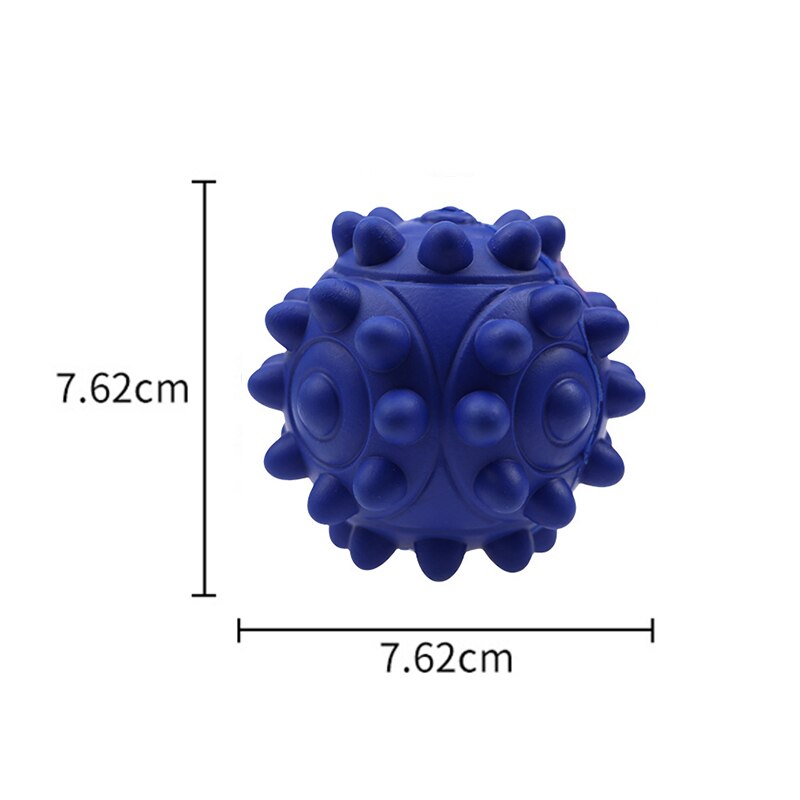 Rubber Hond Speelgoed Bal Interactieve Hond Chew Speelgoed Voedsel Dispenser Voor Hond Gebitsreiniging Speelgoed Extra Tough Training Hond levert: Navy blue 1