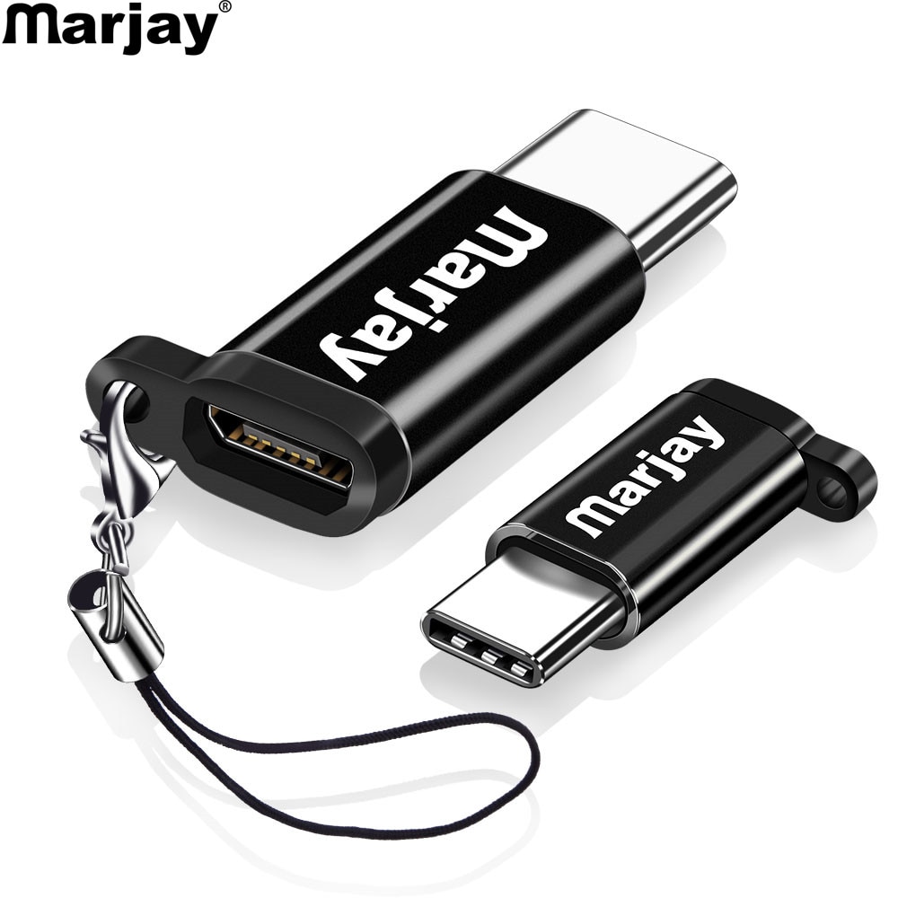 Marjay USB Type C OTG Adapter USB C Male naar Micro USB OTG Kabel Converter Voor Samsung S9 S10 Plus xiaomi Huawei USB-C OTG
