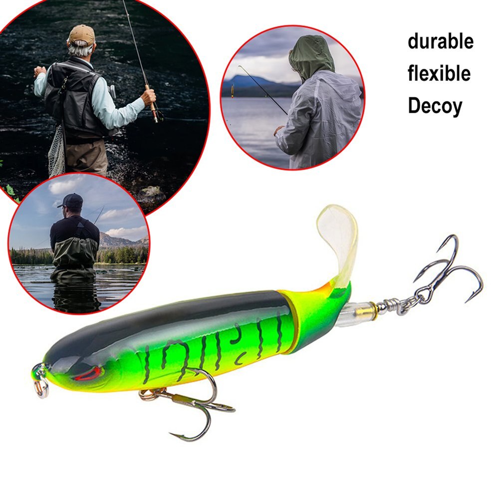 thumbnail image 2 of 1Unit Whopper Popper 9.5Cm/16.9G Topwater Fishing Lure Artificial Bait 2 of 12
