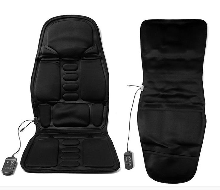 Elektrische Back Massager Stoel Kussen Vibrator Draagbare Home Car Office Nek Lumbale Taille Pijnbestrijding Seat Pad Relax Mat
