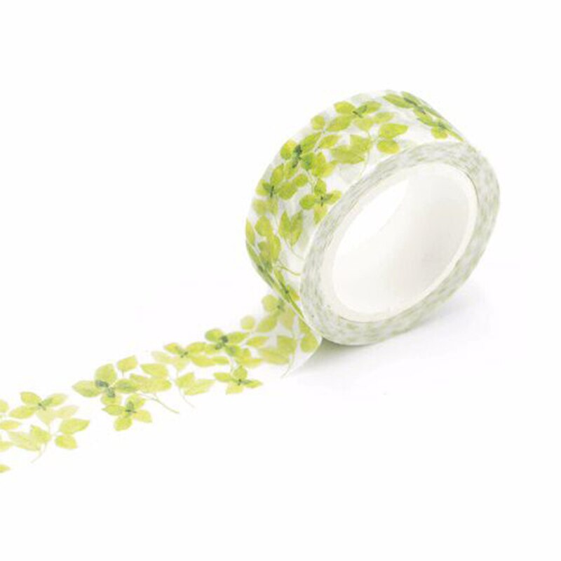 Romantic Floral Paper Washi Tape 15mm*7m Flowers Masking Tapes Decorative Stickers DIY Album Decoration: BG3033