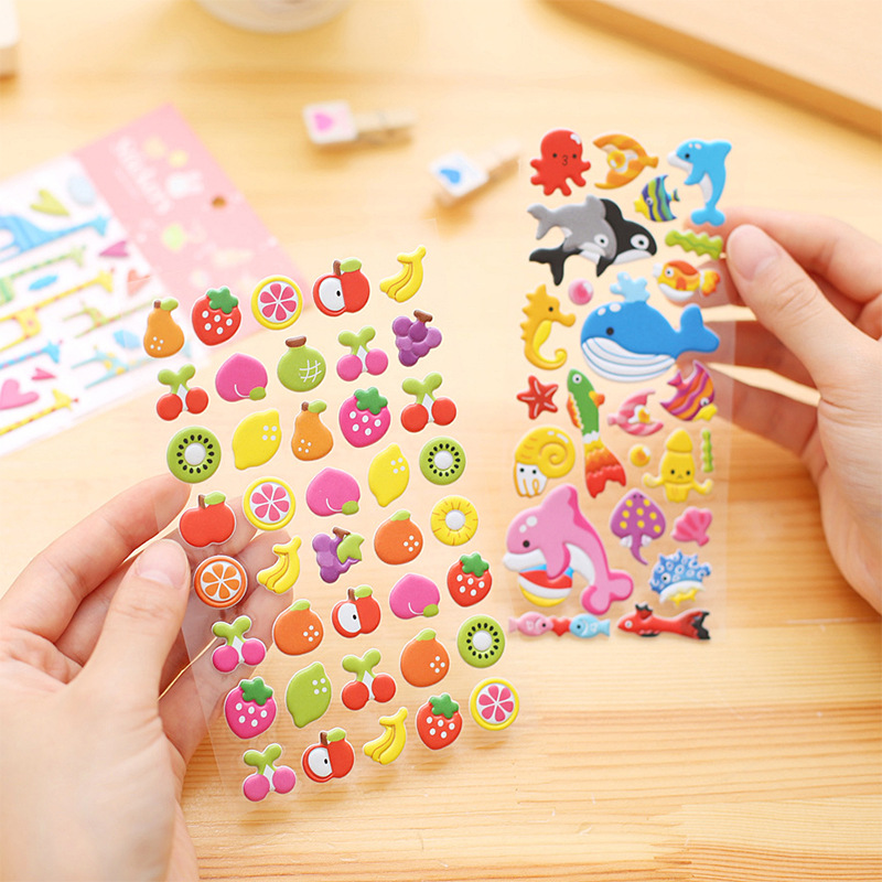 Lovely Cartoon Stickers for iPhone 6s 7 Plus Fruit Trinkets for Mobile phone