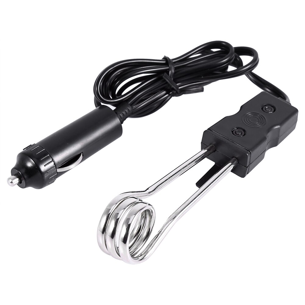 Mini Portable Electric Car Boiled Water Immersion Heater Traveling Camping Picnic 12V 24V: 12V
