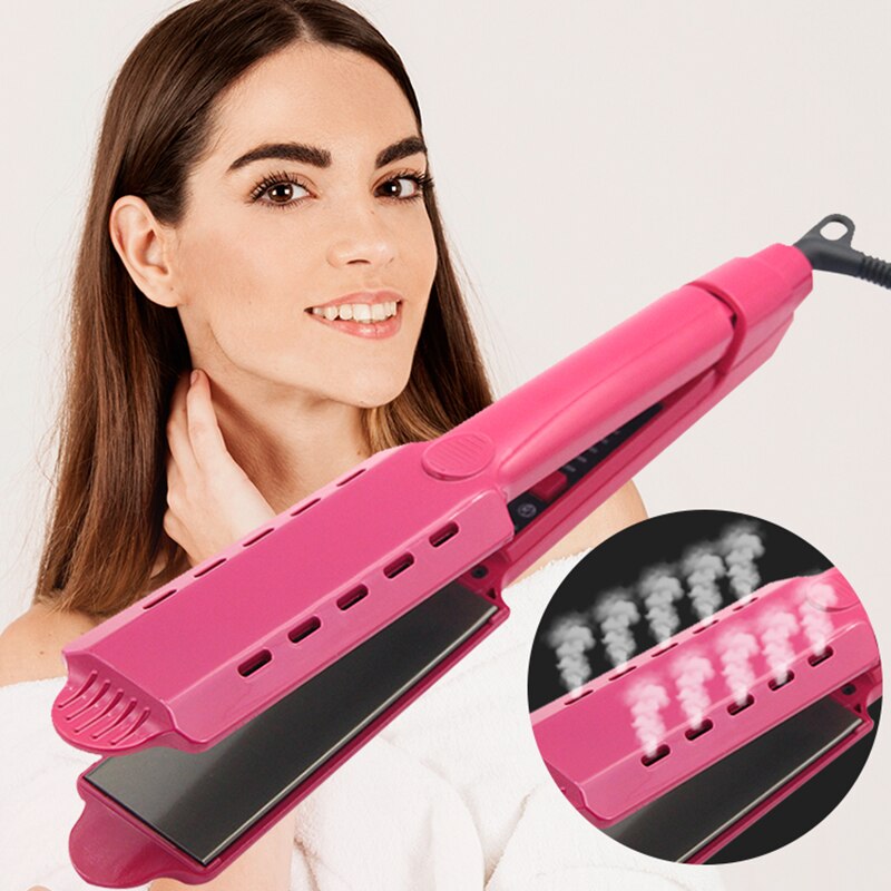 Hair Straightener Steam Flat Iron Five-Gear Hair Straightening Tourmaline Ceramic Hair Straightener Styling Tools