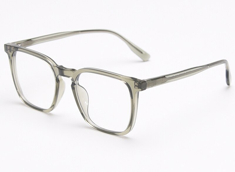 Kachawoo grün platz brillen männer frauen acetat optische transparente schwarze brille rahmen tr90 für student Koreanische: green with clear