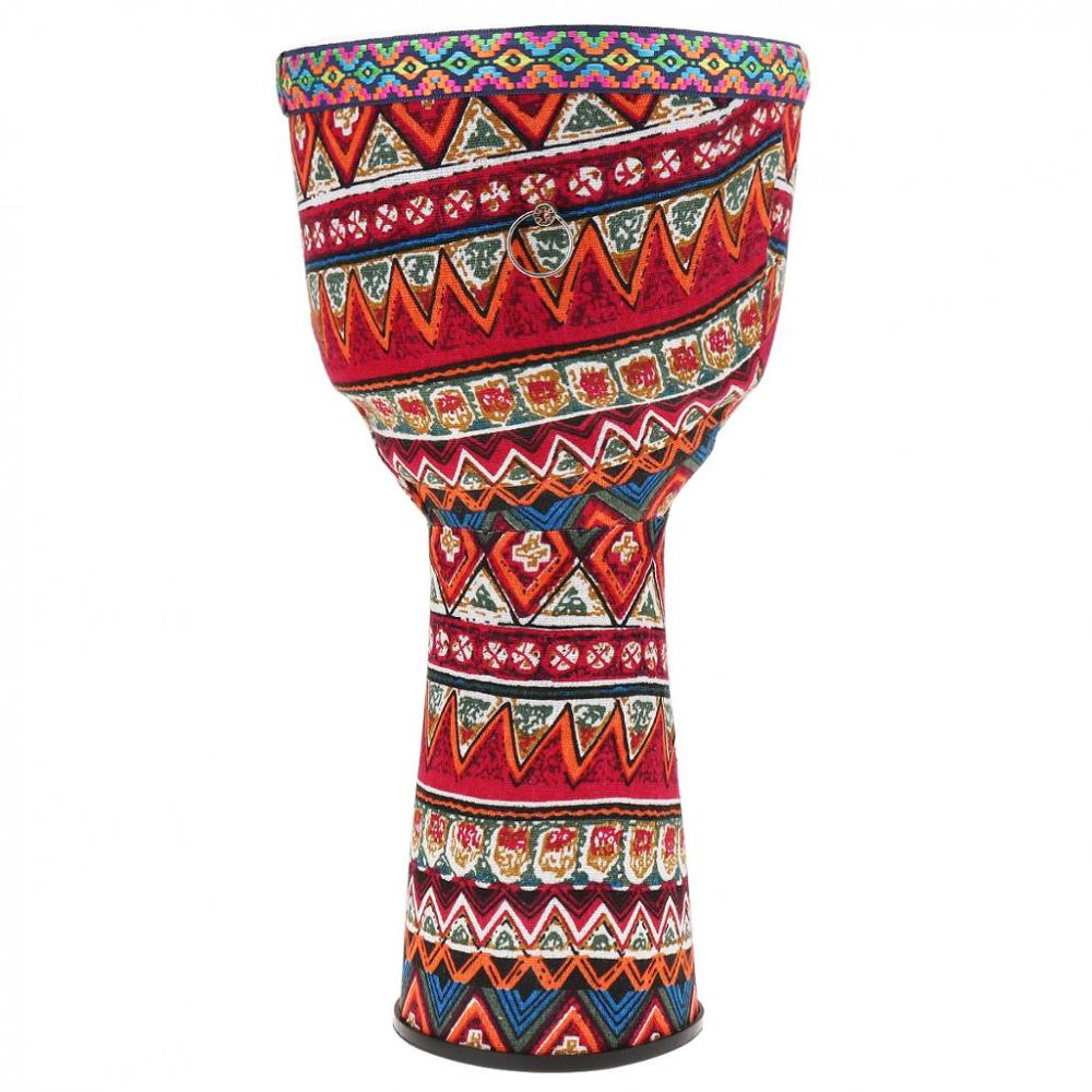 8 Inch PVC Afrikaanse Djembe Trommel Kleurrijke Doek Art ABS Vat Huid Kinderen Handtrommel: Default Title