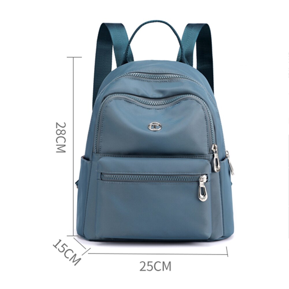 2020 Del nuovo Progettista di Nylon Zaino Adolescente Studenti di Colore Solido Mochila di Alta Donne del Sacchetto di Scuola Borsa Da Viaggio Sacchetto di Spalla Delle Ragazze