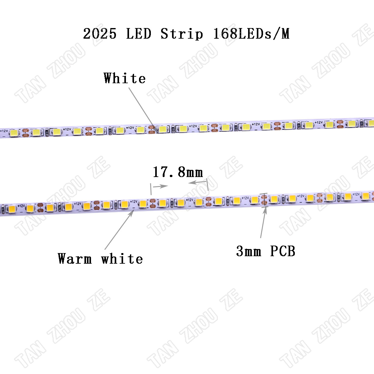Leveys 3mm piirilevyinen led-nauha  dc12v 5v erittäin kirkkaampaa 120 lediä 168 lediä/m joustava led-nauha valomainosvalaistus 5m