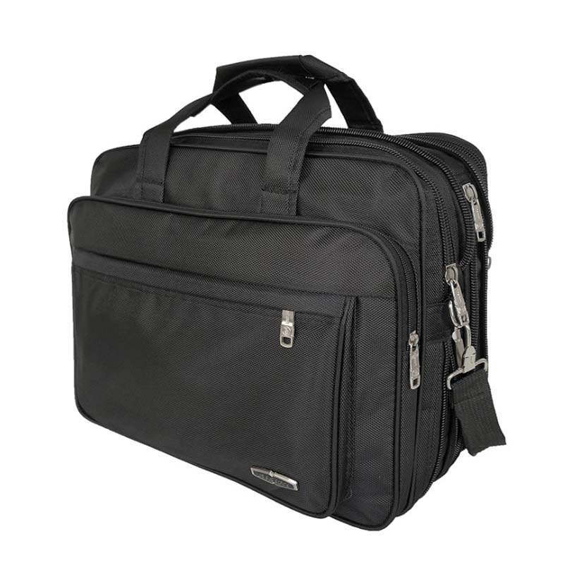 Forretningsmappe håndtasker mænd bærbar taske stor kapacitet vandtæt oxford mænd enkelt skuldertaske mænds crossbody rejsetaske: Default Title