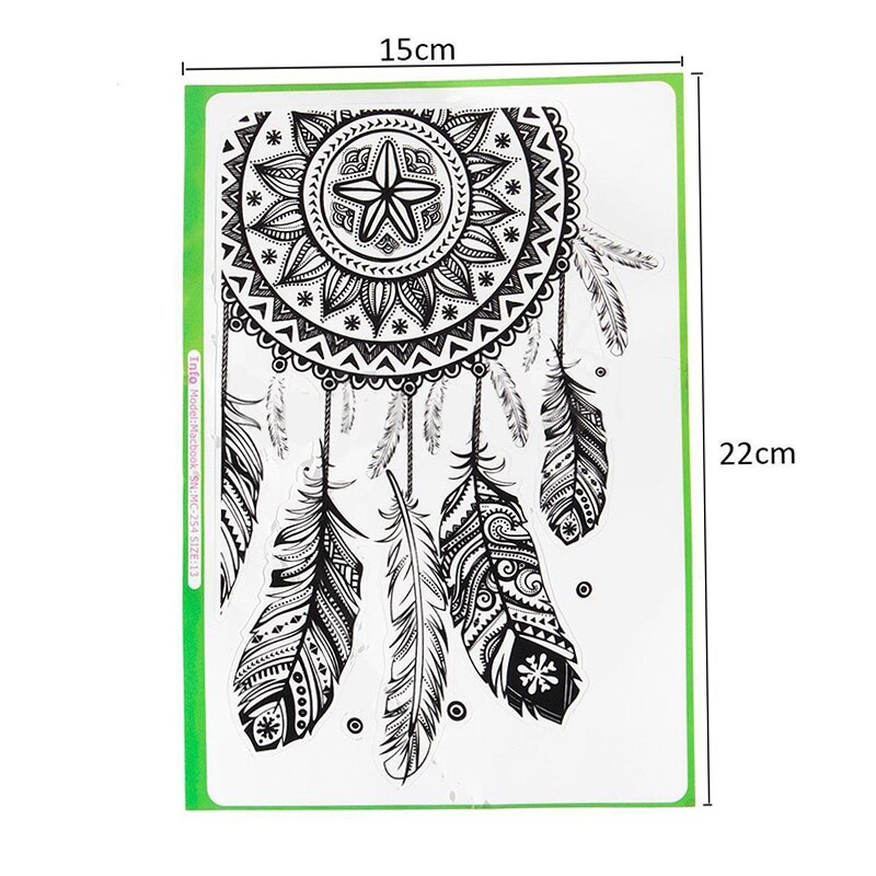 1Pcs Dream Catcher Sticker Voor Laptop Computer Tablet Pc Notebook Stickers Leuke Pvc Stickers Auto Decal Home Decor