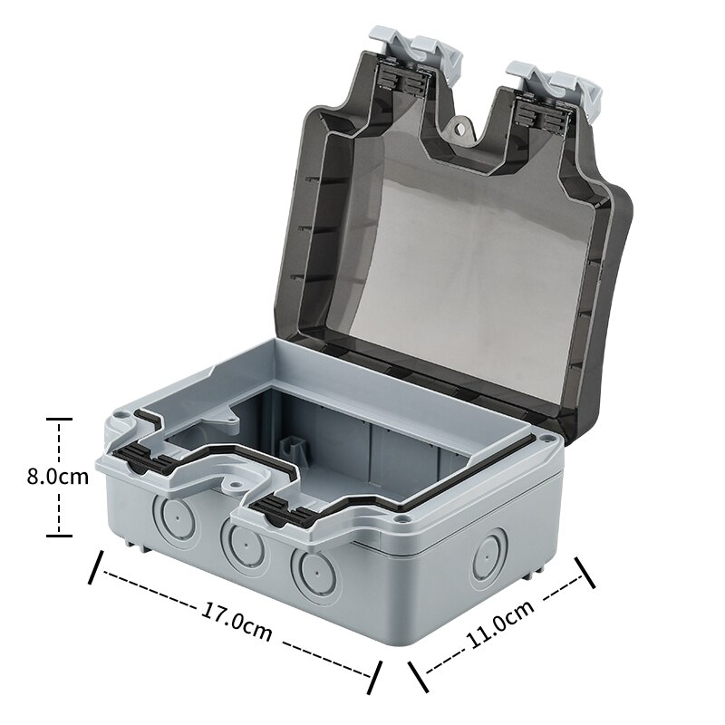 Herepow IP66 Waterproof Weatherproof outdoor outlet, 1 set universal / UK standard