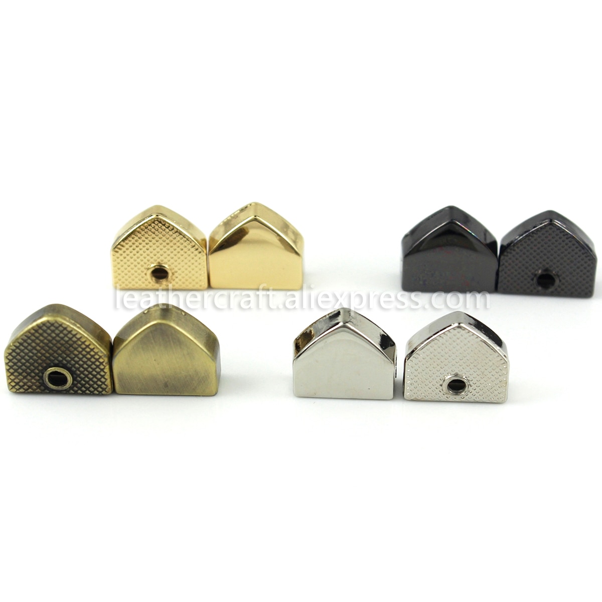 10pcs Metal Zipper Stopper Zipper Tail Clip Stop Tail Plug Head with Screw DIY bag Leather Hardware Leather Craft 13mm(1/2")