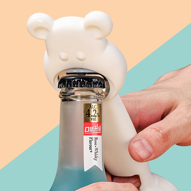 Multifunctional 4 In 1 Beer Bottle Opener Manual Bottle Corkscrew Home Cap Screwing Device Can Openers Kitchen Bar Tools Acces
