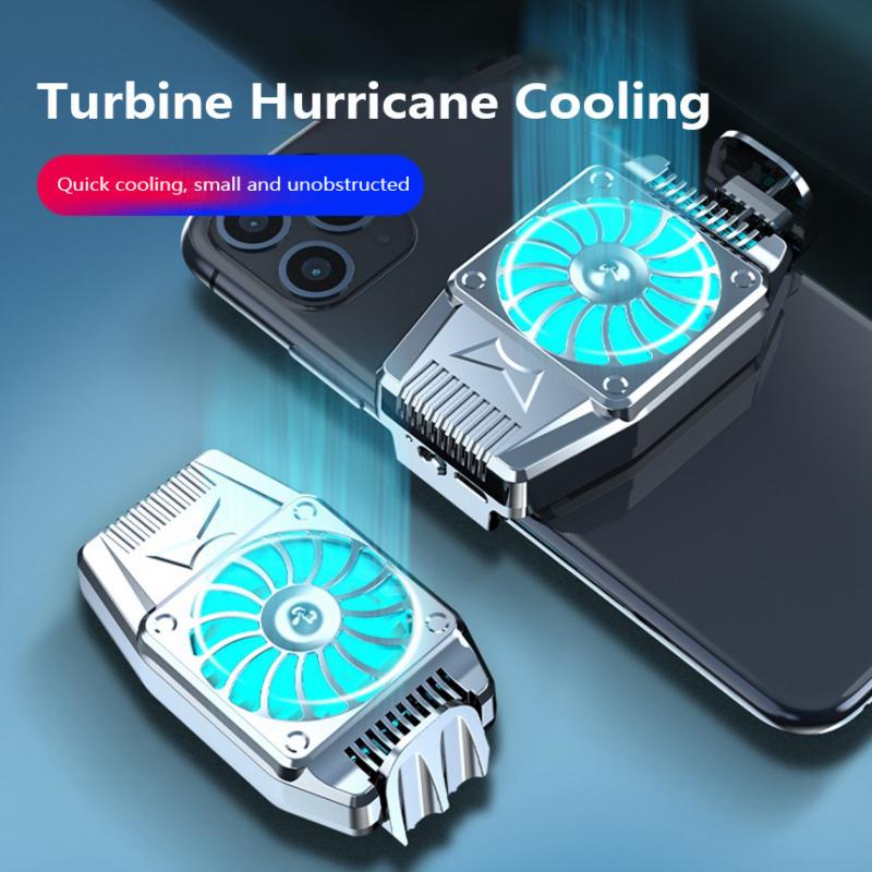 Ventilador de refrigeración líquida para móvil, enfriador negro con Clip trasero para Huawei, Samsung, IPhone X, 11, 12, Xiaomi Mi 10 Pro, ROG 2 Pro, 3, Magic, FunCooler