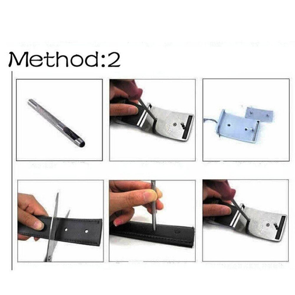1/5 Pcs Leather Belt Gasket Hollow Hole Punch/ Cutter Tool